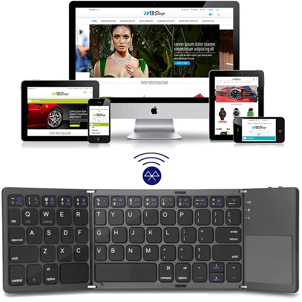 Wireless Foldable Keyboard
