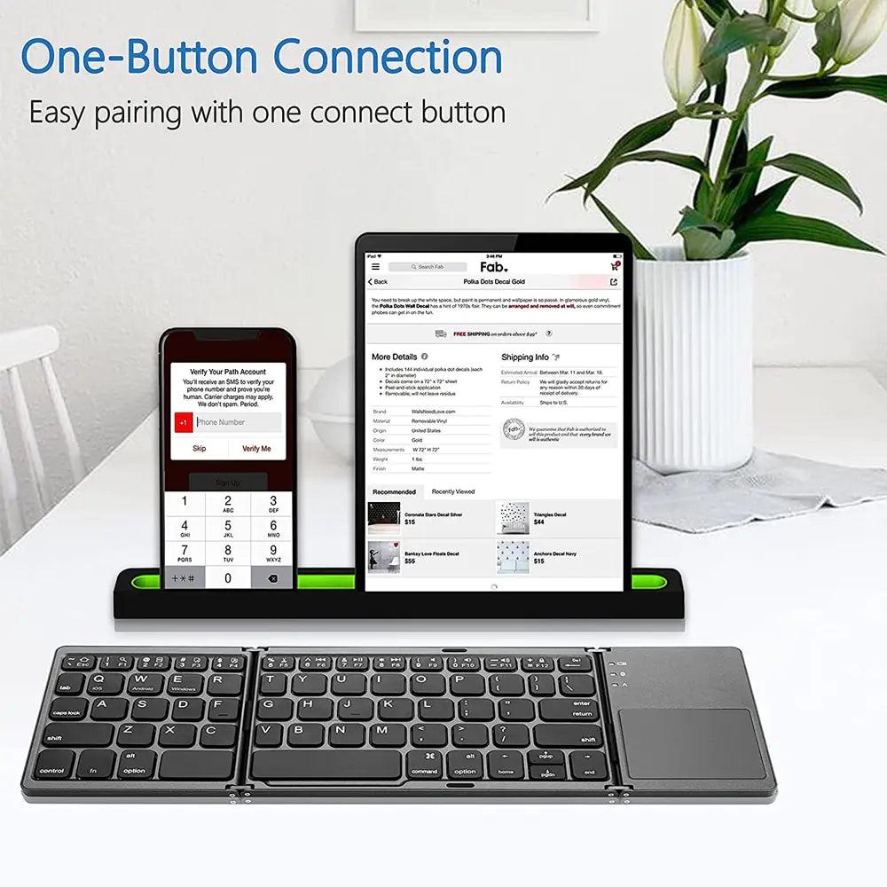 Wireless Foldable Keyboard