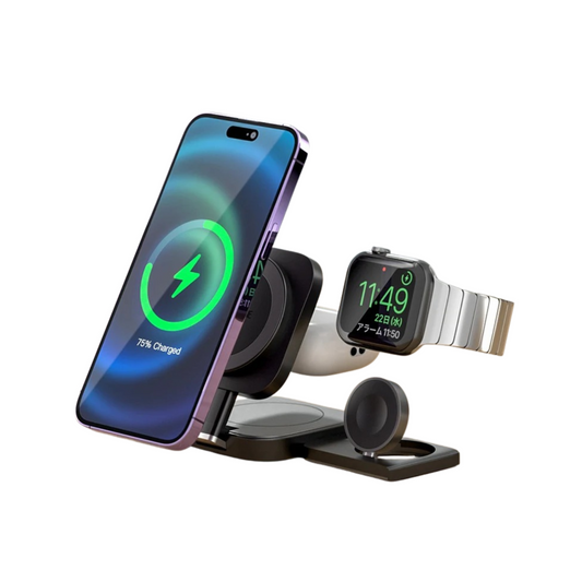 Foldable 3-in-1 Wireless Charger (Apple Only)